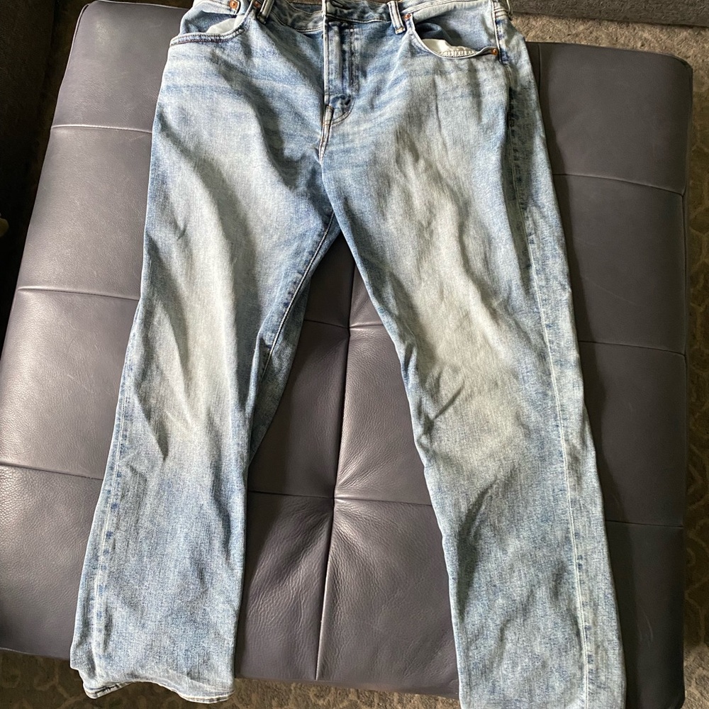 Acid wash American Eagle jeans